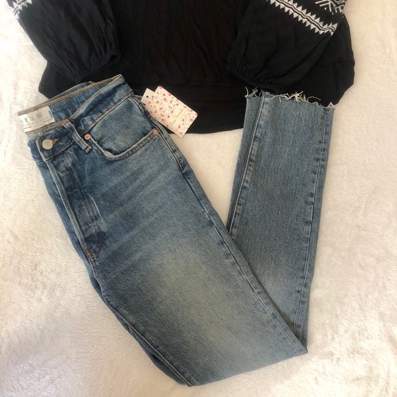 Free People Denim - Free People High-Waisted Skinny Jean